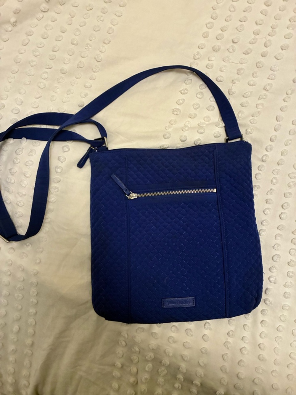 Vera Bradley Quilted Crossbody in Royal Blue